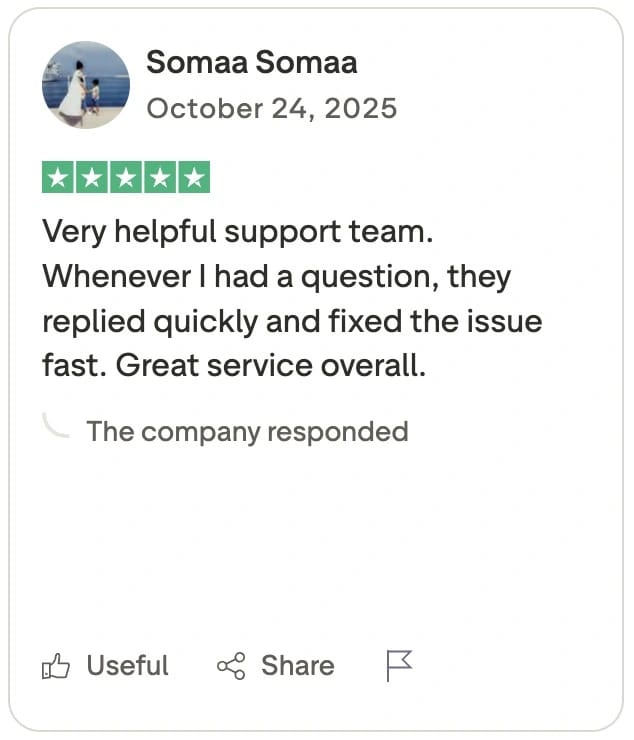 Customer review